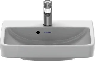HWB 500mm, Duravit No.1 weiß, mit ÜL, mit HLB – Bild 3