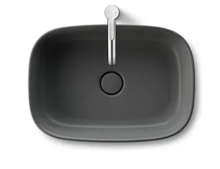 Duravit Aufsatzbecken 550mm Zencha, geschl. o.ÜL, o.HLB, Grau Seidenmatt – Bild 3