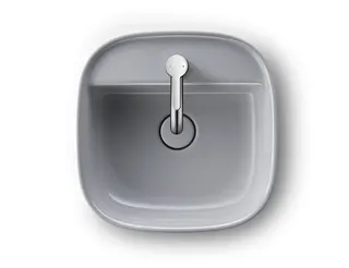 Duravit Aufsatzbecken 420mm Zencha, geschl. o.ÜL, m.HLB, 1 HL, Weiß, WGL – Bild 3