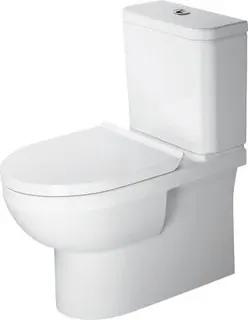 Stand-WC Kombi Duravit No.1,Weiß, 650mm,riml,TS,Abg.waagr.,var.Zul.,HYG