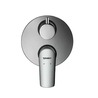 Duravit No.1 Einhebelmischer UP Set Keramikmischsyst., Umstellvent.,Chrom HG