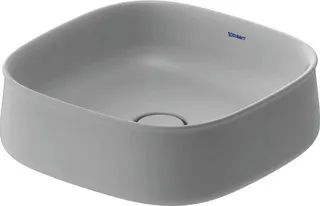 Duravit Aufsatzbecken 420mm Zencha, geschl. o.ÜL, o.HLB, Weiß Seidenmatt – Bild 5