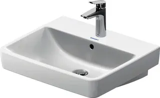 WT/MWT 550mm, Duravit No.1 weiß, mit ÜL, mit HLB – Bild 2