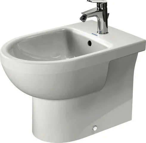 Stand-Bidet 570mm, Duravit No.1 weiß, BTW mit ÜL
