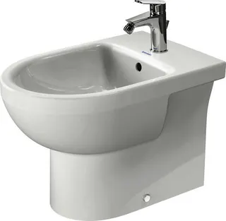 DU Stand-Bidet 570mm, Duravit No.1 weiß, BTW mit ÜL