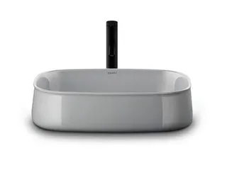 Duravit Aufsatzbecken 550mm Zencha, geschl. o.ÜL, o.HLB, Weiß – Bild 2