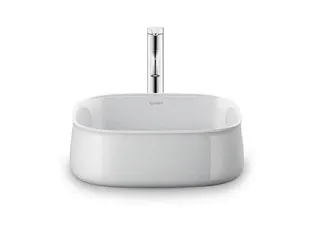 Duravit Aufsatzbecken 420mm Zencha, geschl. o.ÜL, o.HLB, Weiß