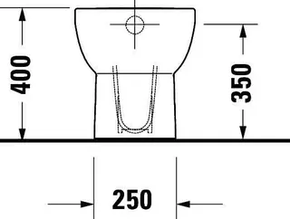 Stand-WC Duravit No.1,560mm,Weiß, rimless,TS,Abg.senkrecht,var.Zul.,HYG – Bild 4