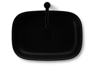Duravit Aufsatzbecken 550mm Zencha, geschl. o.ÜL, o.HLB, Anthrazit Matt – Bild 3