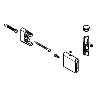GROHE Brausestangenhalter 48425 für Rainshower SmartActive chrom – Bild 4