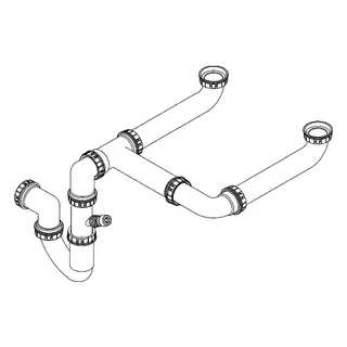 GROHE Siphon 42618 für Küchenspülen – Bild 2