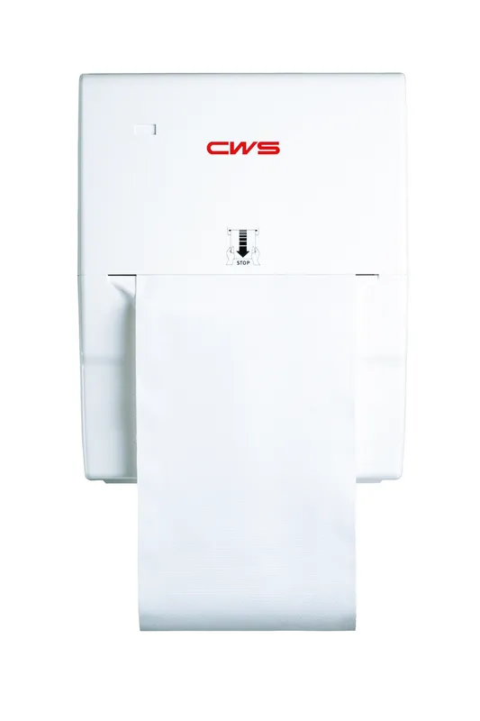 CWS Stoffhandtuchspender HeavyDuty 102er mit Schloss, HxBxT 476,1x387,3x259 weiß