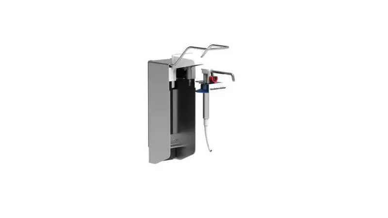CWS Universalspender 500 Aluminium elox ES-Pumpe, flex. Ansaugrohr, entnehmbar