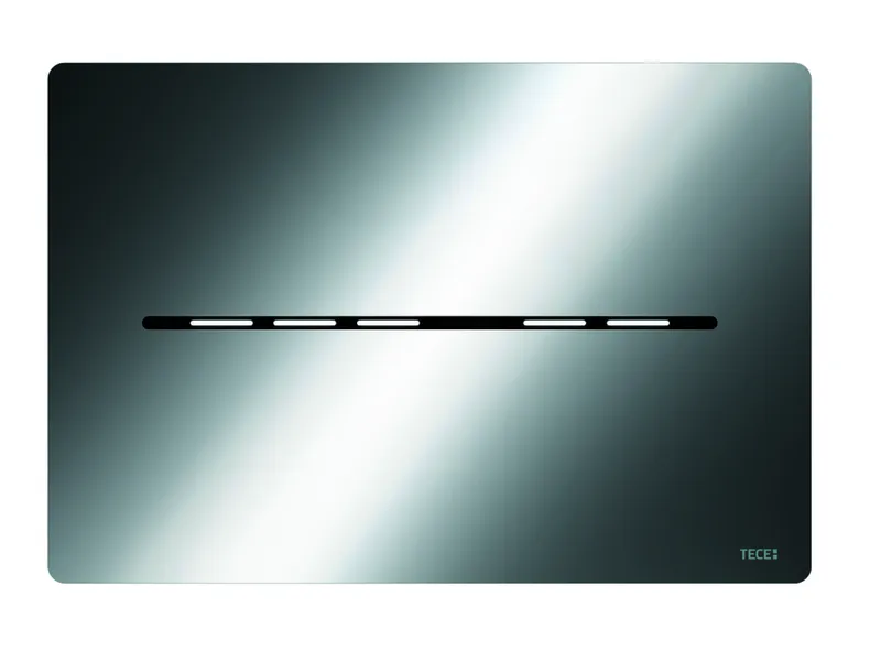 TECEsolid WC-Elektronik, 6 V-Batterie, Chrom glänzend