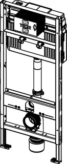 TECEprofil WC-Modul mit Uni-Spülkasten f Geberit Publica Ausgussb., Bauh. 1340 mm – Bild 2
