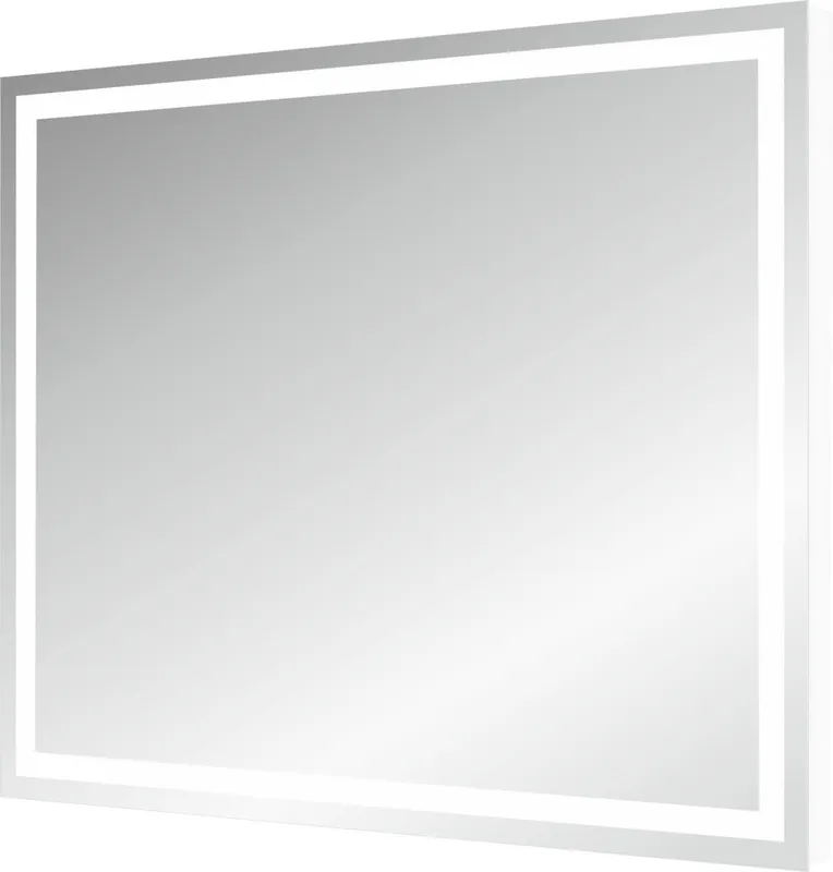 AS QUADRINO-SV LED-Leuchtspiegel Breite 80 x Höhe 80 cm