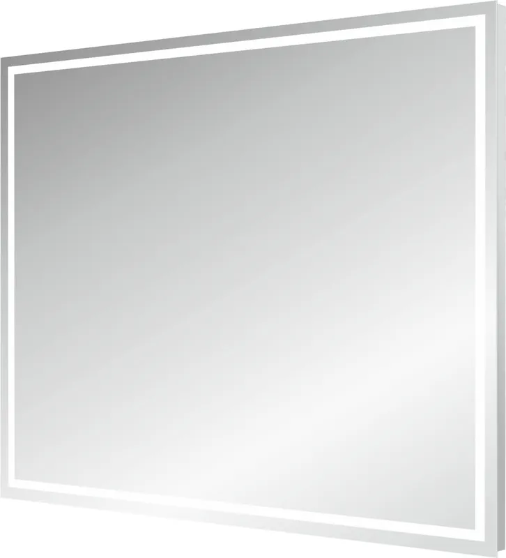AS QUADRO-BASE LED-Leuchtspiegel Breite 130 x Höhe 80 cm