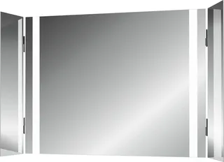 AS Satino-S2 LED-KLAPP-Leuchtspiegel Breite 45 x Höhe 80 cm (K20)