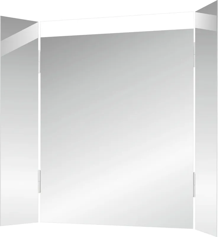 AS Satino TOP LED-KLAPP-Leuchtspiegel Breite 100 x Höhe 80 cm (K25)