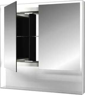 AS Sempre-Spazio LED-Leuchtspiegel Breite 120 x Höhe 80 cm 2-türig