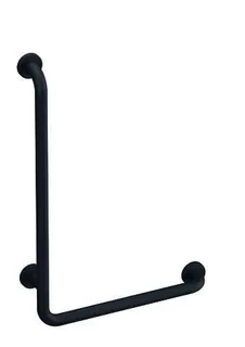 HEWI Winkelgriff Ser 801, matt, d:33, AM:750mm, W:500mm anthrazitgrau – Bild 3