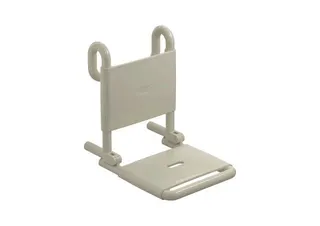 HEWI Einhängesitz, klappbar B=345mm,T=485mm,H=472mm reinweiß – Bild 2