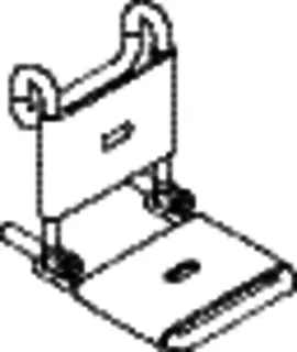 HEWI Einhängesitz, klappbar B=345mm,T=485mm,H=472mm reinweiß – Bild 4