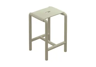 HEWI Hocker B=345mm,T=336mm,H=507mm reinweiß – Bild 2