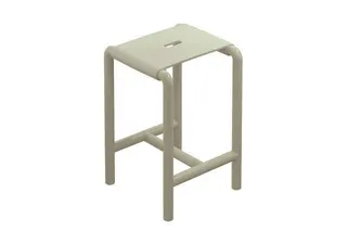 HEWI Hocker B=345mm,T=336mm,H=507mm reinweiß – Bild 3