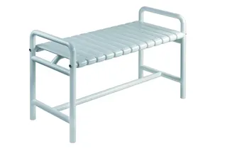 HEWI Duschbank Ser 801, B:960mm, Stützlast 300 kg reinweiß