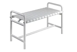 HEWI Duschbank Ser 801, B:960mm, Stützlast 300 kg reinweiß – Bild 3