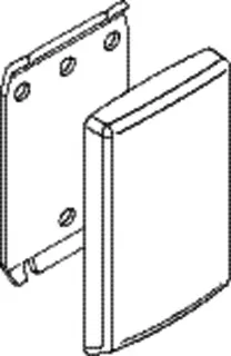 HEWI Montageplatte mit Abdeckung SK-Griff LifeSystem signalweiß – Bild 4