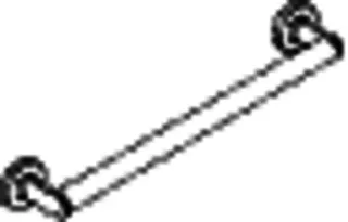 HEWI Haltegriff, d:32, L:500mm, plvb schw tiefmatt – Bild 4