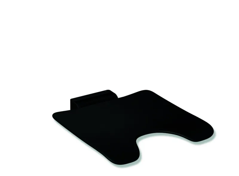 HEWI Klappsitz, 450x525, Scham, plvb, Sitzf. Kst. schw tiefmatt