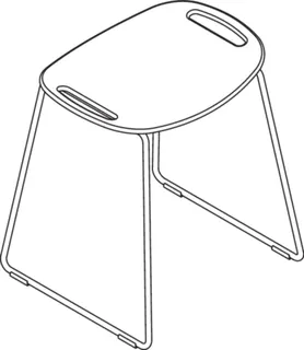 HEWI Duschhocker, H:508mm, B:462mm, tiefschwarz – Bild 5
