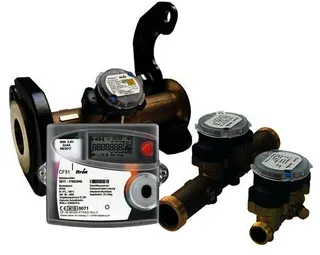 AM Haus- und Gewerbewärmezähler Split MCFU 10,0-D 25L Netz MWh DN40 300-FL Käl