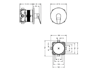 1-Hand UP-Brausebatt., FM-Set Serie ELEVEN, GEm – Bild 2