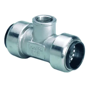 AIPS VSH Tectite 316 Kupfer T-Stück IG d15xRp1/2 (DN15)x15 I/I/I VA EPDM