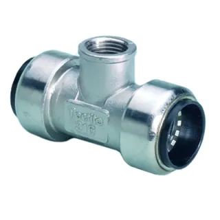 AIPS VSH Tectite 316 Kupfer T-Stück IG d35xRp1/2 (DN15)x35 I/I/I VA EPDM