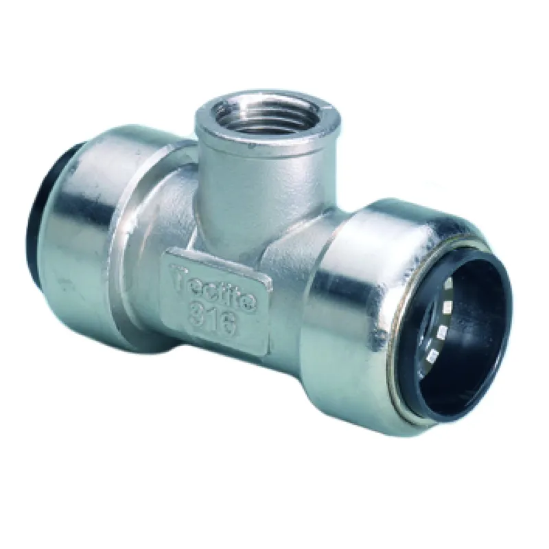 AIPS VSH Tectite 316 Kupfer T-Stück IG d42xRp1/2 (DN15)x42 I/I/I VA EPDM