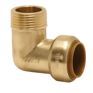 AIPS VSH Tectite Classic Winkel m. AG d28xR1 (DN25) I/A 90Gr MS EPDM