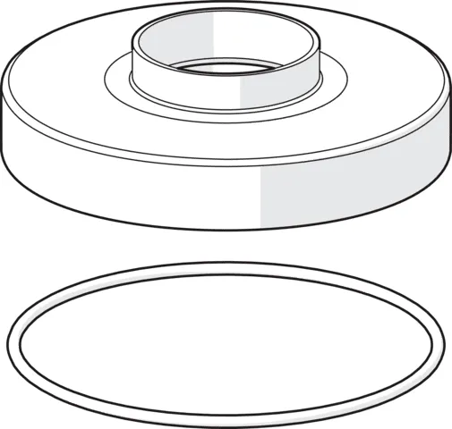 Abdeckplatte HANSA 1003 d 70 mm chr