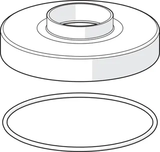 Abdeckplatte HANSA 1003 d 70 mm chr