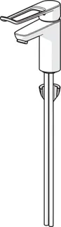 EHM Waschtisch-Batt. HANSACLINICA 4502 CU-Rohr Bügelh. Bed.he. lang Ausld. 114 – Bild 2