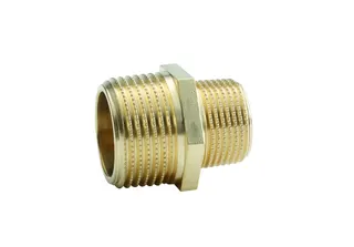 BEU Doppelnippel reduziert AG x AG 3/4"x1/2"