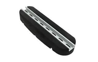 Walraven Montagefuß Ursus horizontal L: 400 mm BUP u. vulkanisierter Gummi