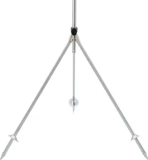 Dreibeinstativ 2xG3/4Zoll AG STA verz.m.Standspitzen GEKA