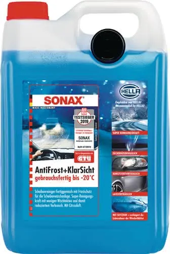 Scheibenreiniger AntiFrost & KlarSicht gebrauchsfertig 5l Kanister SONAX