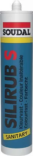 Sanitärsilikon Silirub S transp.300ml Kartusche SOUDAL