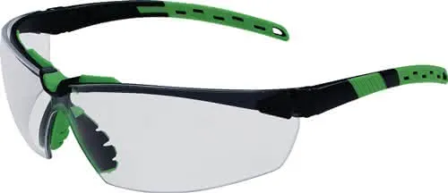 Schutzbrille Sprinter EN 166 EN 170 Büge l schwarz/grün,Scheibe klar PC PRO FIT